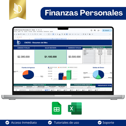 Plantilla Finanzas Personales